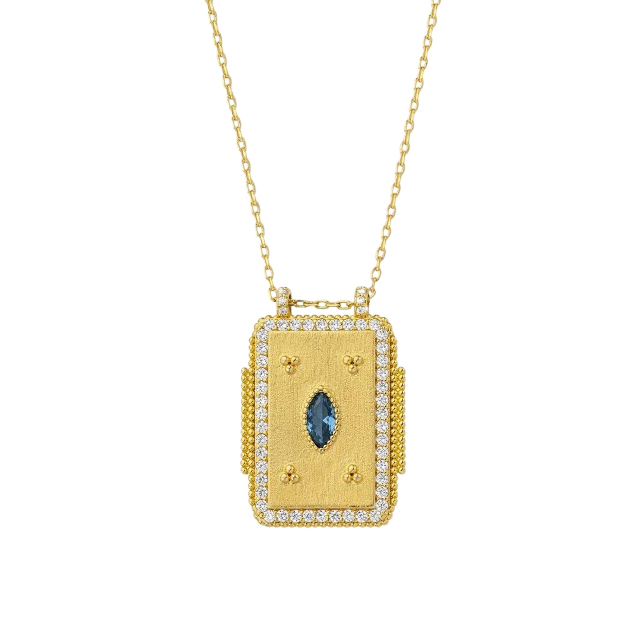 Blue Zirco Necklace - Joyaé