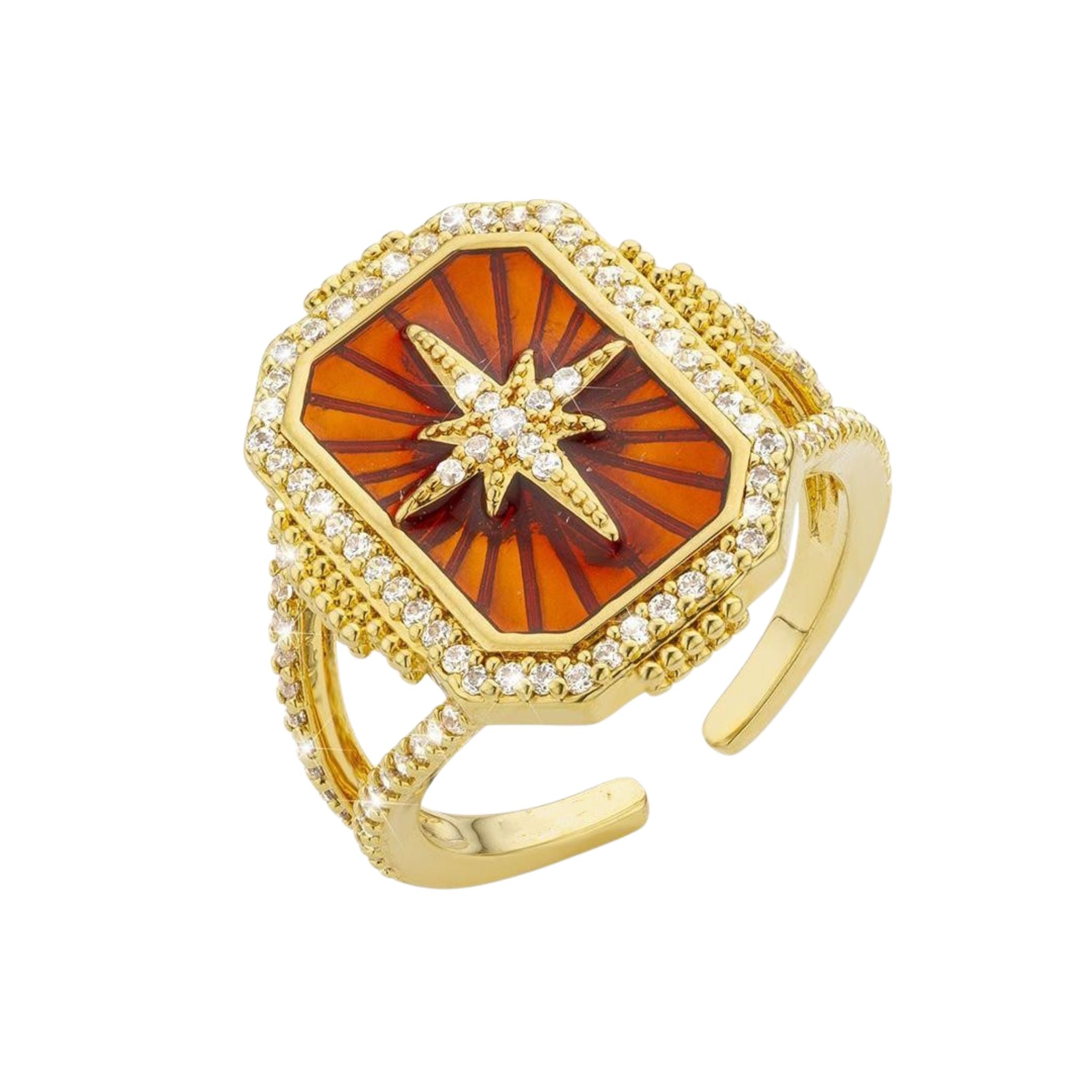 Crimson charm ring - Joyaé
